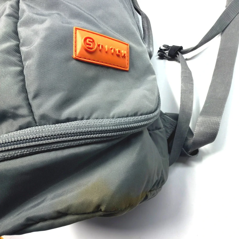 Stitch Golf Traveler Backpack Gray Shoe Compartment Carry On Bag